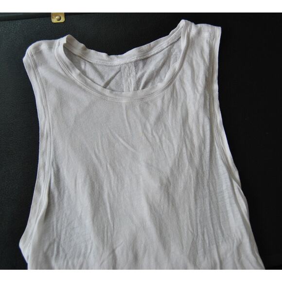 Lululemon White Crossback Tank Top - Picture 3 of 6